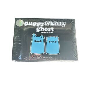 Bimtoy Ghost Puppy Kitty Blue Glow LE 350 Limited Edition NEW SEALED